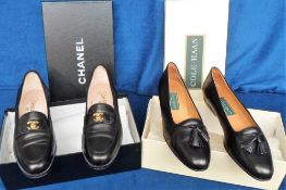 Designer Shoes, 4 pairs of ladies designer shoes to comprise 3 pairs of boxed slip on Cole Haan