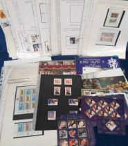 Stamps, GB QEII collection of mint decimal Isle of Man postage on sheets and loose. Face value £