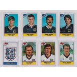 Trade cards, Panini, Football Super Stars, 1984 (69/72) (vg/ex)