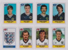 Trade cards, Panini, Football Super Stars, 1984 (69/72) (vg/ex)