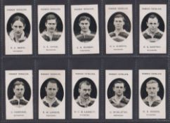 Cigarette cards, Taddy, Prominent Footballers (No Footnote), Richmond (set, 15 cards) (gd/vg)