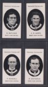 Cigarette cards, Taddy, Prominent Footballers (London Mixture), West Ham United, 4 cards, G.