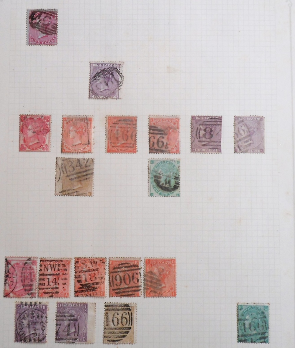 Stamps, GB QV-KGVI mint and used collection with values to £1, noted QV 5 shilling Rose Plate 1 ( - Image 3 of 12