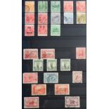 Stamps, Collection of Australia, New Zealand, Malaya, Malta & South Africa housed in a maroon