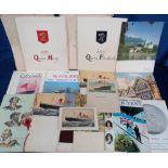Ephemera, Shipping, a selection of items relating to the R.M.S. Queen Mary and R.M.S. Queen