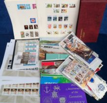 Stamps, GB QEII collection of mint decimal Jersey postage, presentation packs, sheets and loose.
