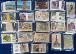 Trade cards, Liebig, a complete run of sets between S1323 and S1343, with a comprehensive run of