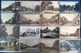 Postcards, Middlesex, a mixed selection of approx. 30 cards with RPs of Great West Rd Hounslow (