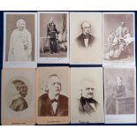 Photographs, Cartes de Visite, 8 cards to comprise Emir Abdel Kadir, George Peabody, Princess