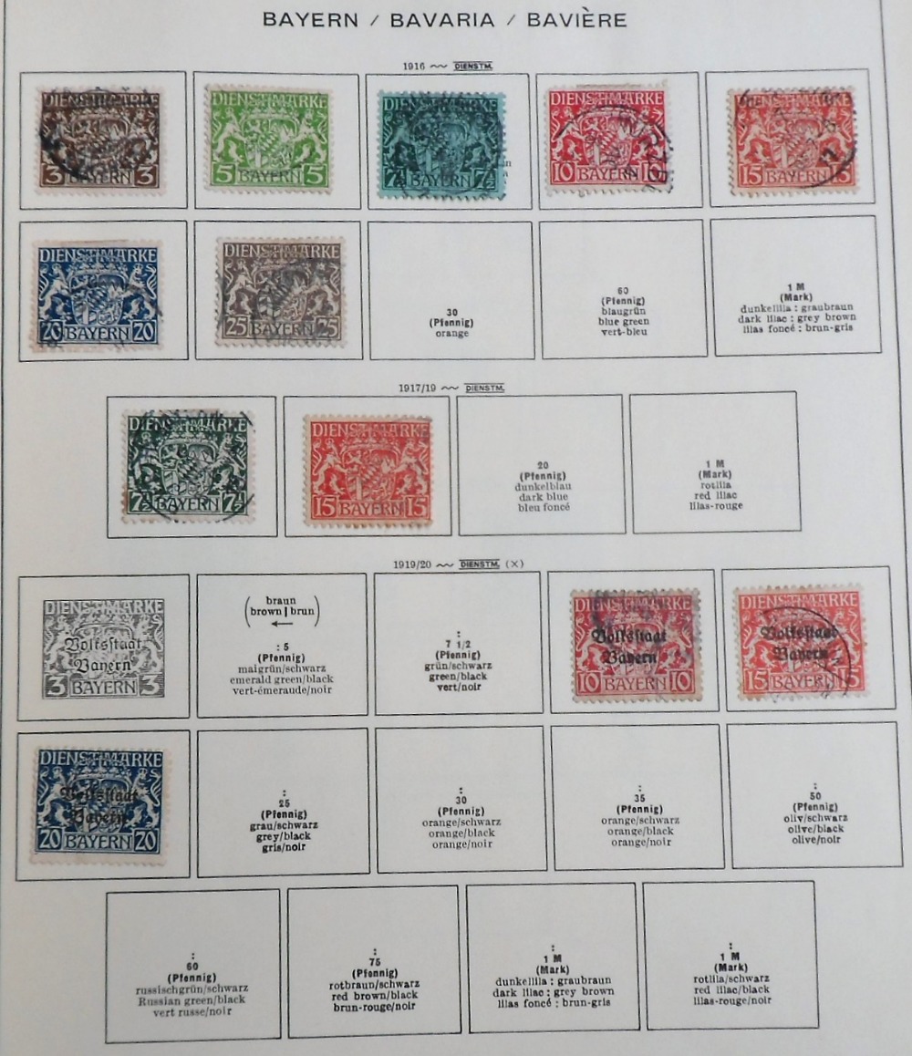 Stamps, Germany collection housed in 4 blue Schaubek printed albums, 1849 onwards to include - Image 4 of 6