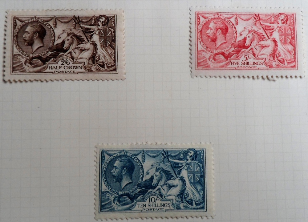 Stamps, GB QV-KGVI mint and used collection with values to £1, noted QV 5 shilling Rose Plate 1 ( - Image 4 of 12