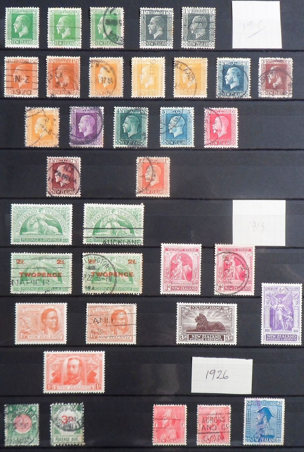 Stamps, Collection of Australia, New Zealand, Malaya, Malta & South Africa housed in a maroon - Image 14 of 30