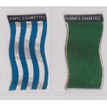 Cigarette cards, Murray's, Football Badges (Shaped), two cards (Maple Cigarettes) 'Oldham,