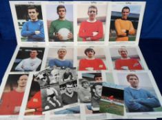 Trade cards, Typhoo, 18 premium size International Football Stars inc. George Best, Bobby
