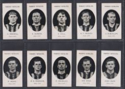 Cigarette cards, Taddy, Prominent Footballers (No Footnote), Hull City (set, 15 cards) (gd/vg)