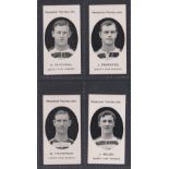 Cigarette cards, Taddy, Prominent Footballers (London Mixture), Queen's Park Rangers, 4 cards, A.