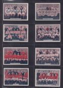 Cigarette cards, Bucktrout, Football Teams, 'M' size (set, 50 cards) (gd/vg)