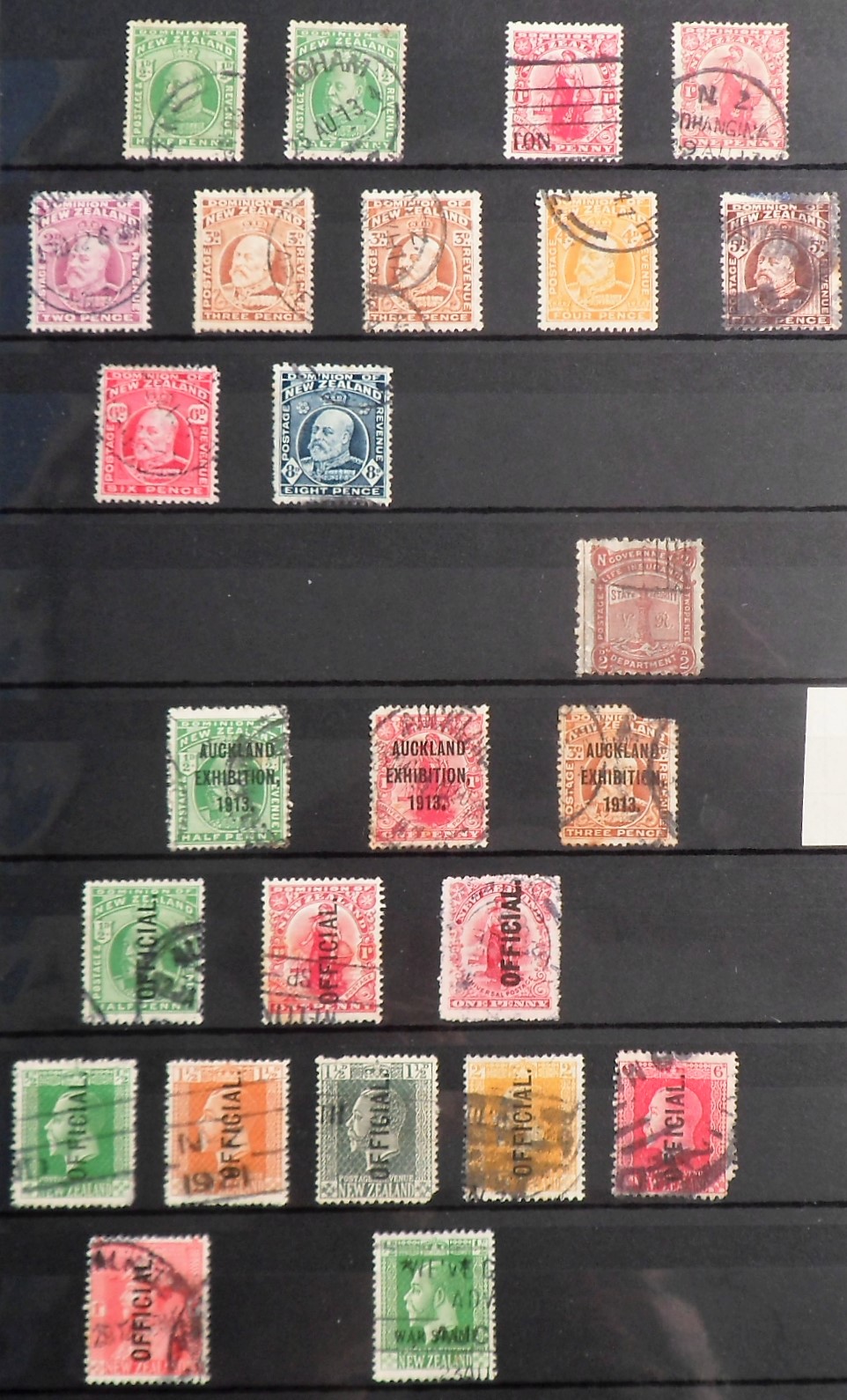 Stamps, Collection of Australia, New Zealand, Malaya, Malta & South Africa housed in a maroon - Image 13 of 30