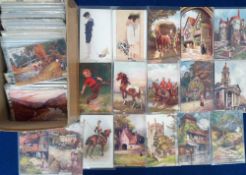 Postcards, Artist Drawn, approx. 180 cards by a selection of artists to include Harry Payne, Raphael