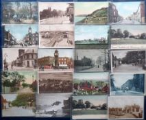 Postcards, Kent, a selection of approx. 57 cards with RPs of new and old Kingsferry Bridges Isle
