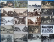 Postcards, Hampshire, a New Forest selection of approx. 45 cards, with RPs of High St and Stag Hotel