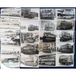 Photographs, London Transport Trolleybus, 120+ photos mainly postcard sized (a few colour but mainly