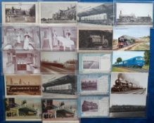 Postcards, Rail, G.W.R. Officials and Pullman 45+ cards to include G.W.R. Shakespeare's House,