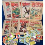Collectables, Comics, Warlord, 26 issues from 1974/75, Hotspur 5 issues from 1970s and approx. 40