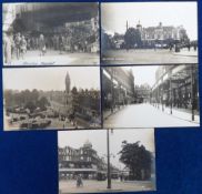 Postcards, London, a small RP selection of 5 cards of Brixton inc. centre of Brixton Rd showing