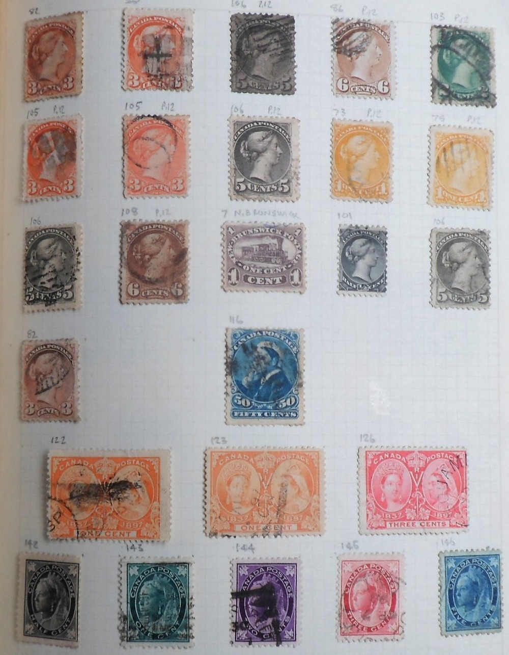 Stamps, World and Commonwealth collection, used, to include Australia & States, Canada, Cyprus, - Image 2 of 7