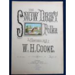 Ephemera, Victorian Greetings Cards etc., approx. 65 pages (some laid down double sided and some