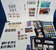 Stamps, GB QEII collection of mint decimal Guernsey postage on sheets and loose. Face value £