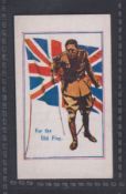 Trade card, Exors. Of A H Clark, Army Pictures, Cartoons etc type card, 'For the Old Flag' (gd)