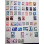 Stamps, Collection all world mainly used stamps housed in 14 albums and stockbooks, to include