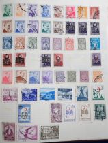 Stamps, Collection all world mainly used stamps housed in 14 albums and stockbooks, to include