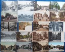 Postcards, Windsor, Eton, Maidenhead, 70+ cards mostly printed to include 2 LL nos 618 and 620