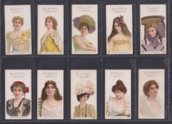 Cigarette cards, Player's, Gallery of Beauty Series (set, 50 cards) (mostly gd/vg, 1 with 'W.W,'
