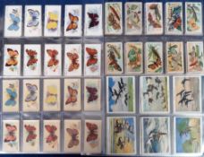 Cigarette cards, Animals & Nature, a collection of 7 set, Player's Butterflies & Moths (1 card poor,