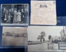 Photographs, Northamptonshire, 12 various sized photos, Street Scene, Wedding, Aerial View,