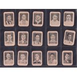 Trade cards, Thomson, Footballers, Hunt the Cup cards, 'K' size, (set, 52 cards) (gen gd)