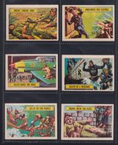 Trade cards, A&BC Gum, Battlecards, (set, 73 cards including unmarked check list) (gd/vg)