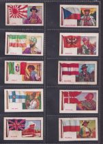 Trade cards, a selection of 32 trade cards, Goodwin's, Flags of All Nations (16), Extra Rhymes (