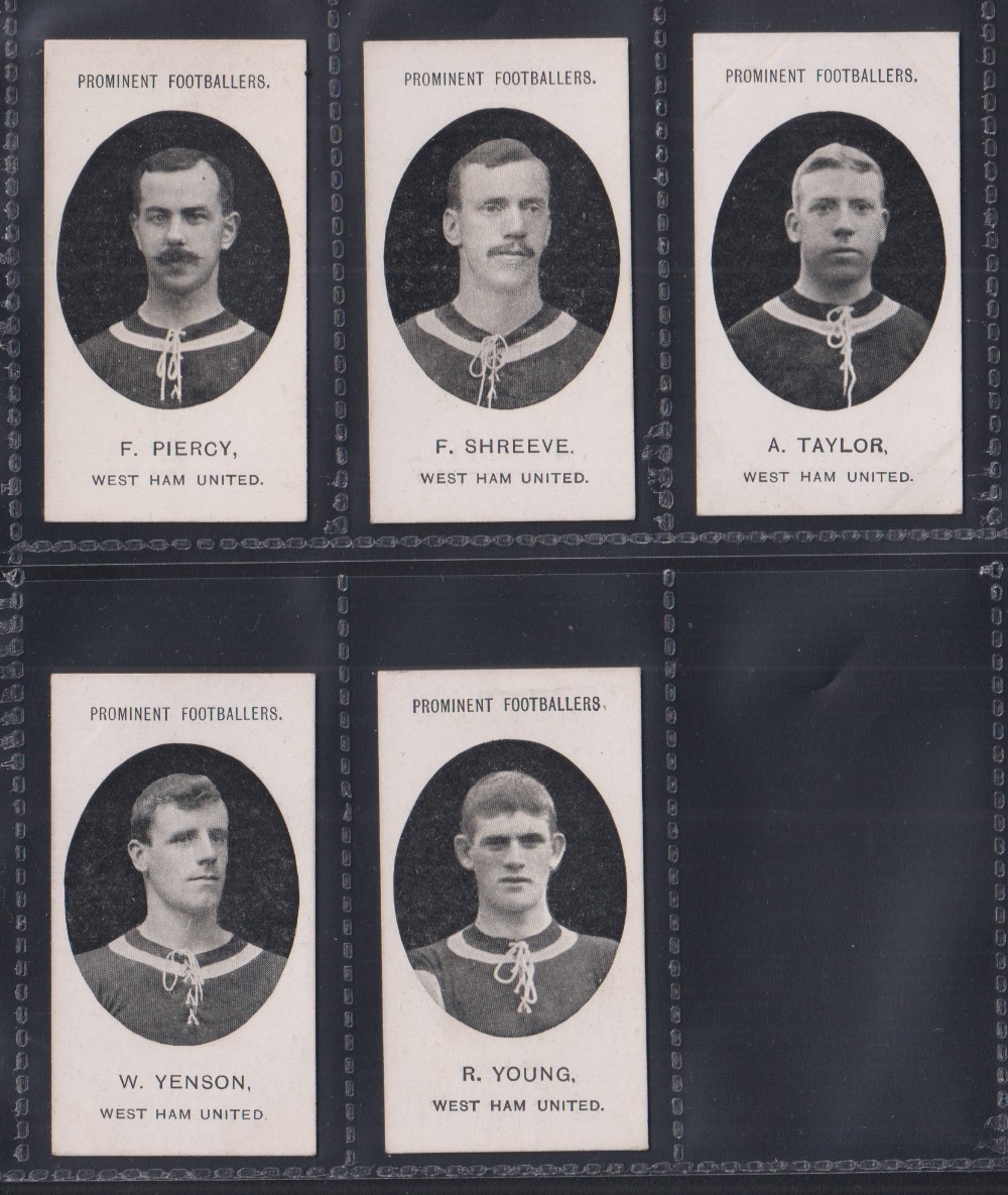 Cigarette cards, Taddy, Prominent Footballers (With Footnote), West Ham, (set, 15 cards) (gen gd) - Image 3 of 4