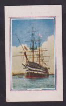 Cigarette card, T. Wood & Son, Army Pictures, Cartoons etc, type card, HMS Victory (gd) (1)