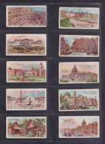 Cigarette cards, selection, Churchman's, Interesting Buildings, (37/50), A Tour Round the World (8/