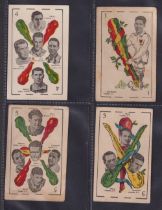 Trade cards, Spain, Universo, 38 different cards with Football Player portraits and artist-drawn