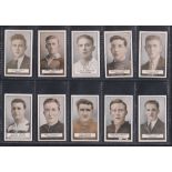 Cigarette cards, Gallaher, Famous Footballers, (Green Back) (set, 100 cards) (gd/vg)