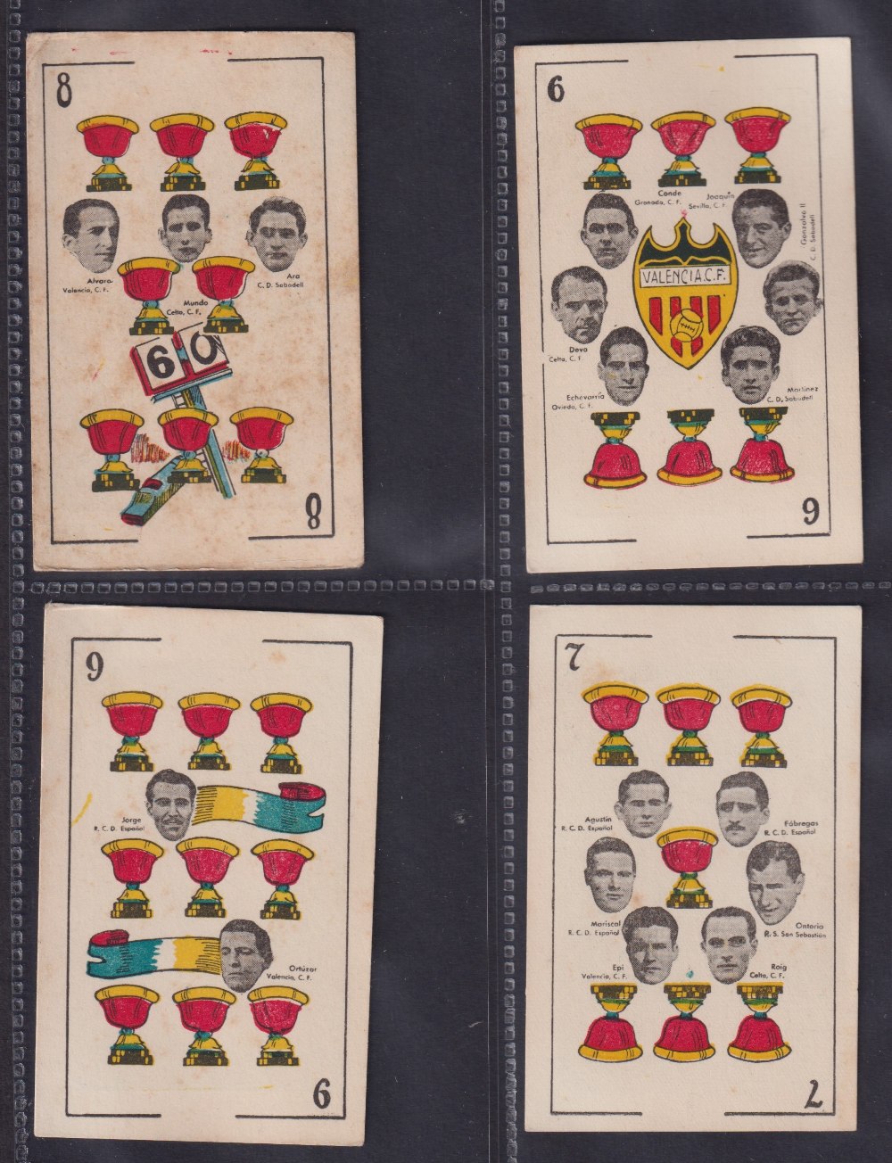 Trade cards, Spain, Universo, 38 different cards with Football Player portraits and artist-drawn - Image 7 of 11