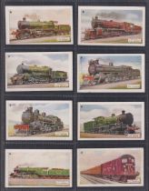 Trade cards, 3 sets, The Scout (Periodical) Railway Engine, 'M' size (set, 12 cards), (one with