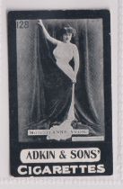 Cigarette card, Adkin & Sons, Actresses - French, type card, no 128, Mdlle. Jeanne Yvon (gd) (1)